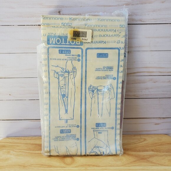 Kenmore Upright Vacuum Cleaner Disposable Bags Style 20-5062 Sears Contains 2 - Picture 2 of 5